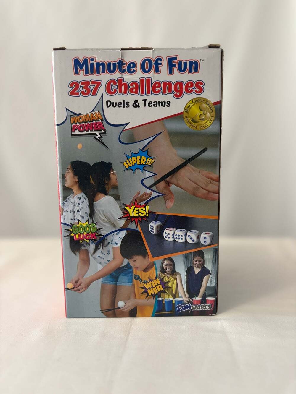 Funwares Minute Of Fun 237 Challenges Party Game Duels & Teams New Open Box